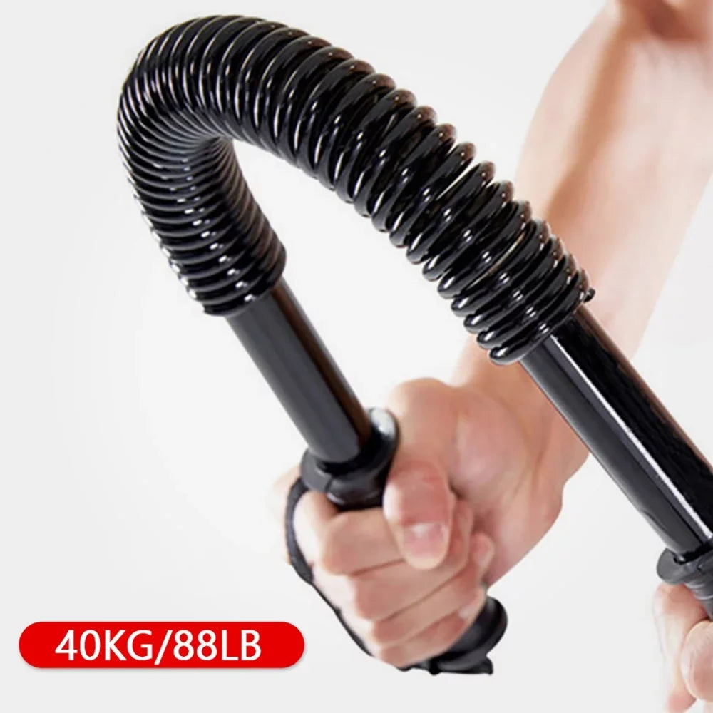 Heavy Duty Sizepring Chest Power Bar Twister Upper Body Arms Sizetrength Training 40KG