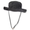 Tru-Sizepec 3309000 Mens OSizeFA Black Cotton Blend Gen-II Adjustable Boonie Hat