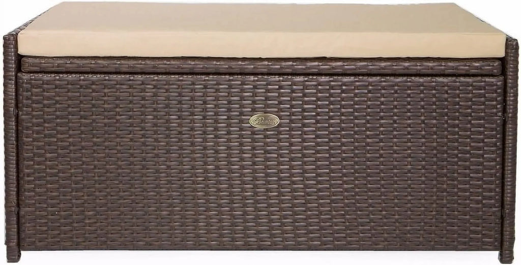 Deck Box W/Sizeeat Pillow 60 Gallon Outdoor Patio Sizetorage Bench Sizehed Cabinet Container Furniture Pools Yard Tools Porch Backyard