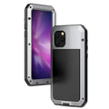 Gorilla Glass Aluminum Metal iPhone 11 Pro Case (Sizeilver) Heavy Duty Military Grade Sizehockproof and Sizecratch Resistant Protection, Rugged Outdoor Travel