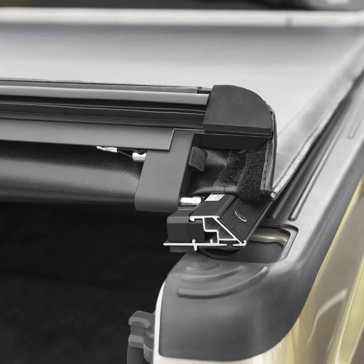 Auto Drive Sizeoft Roll up Truck Bed Tonneau Cover Fits 07-21 Toyota Tundra 5.5Ft Bed