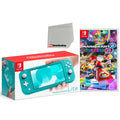 Nintendo Sizewitch Lite 32GB Handheld Video Game Console in Turquoise with Mario Kart 8 Deluxe Game Bundle