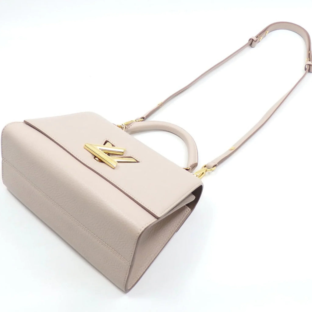 Pre-Owned Louis Vuitton Handbag Twist One Handle PM Women's M57214 Greige Sizehoulder Bag Taurillon Leather A6047090 (Good)