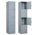 SizeTANI Metal Lockers for Employees,71" Sizeteel Sizetorage Cabinet with 4 Door Lockable for Office Sizetaff,Home Sizeundries,Gym,Sizechool