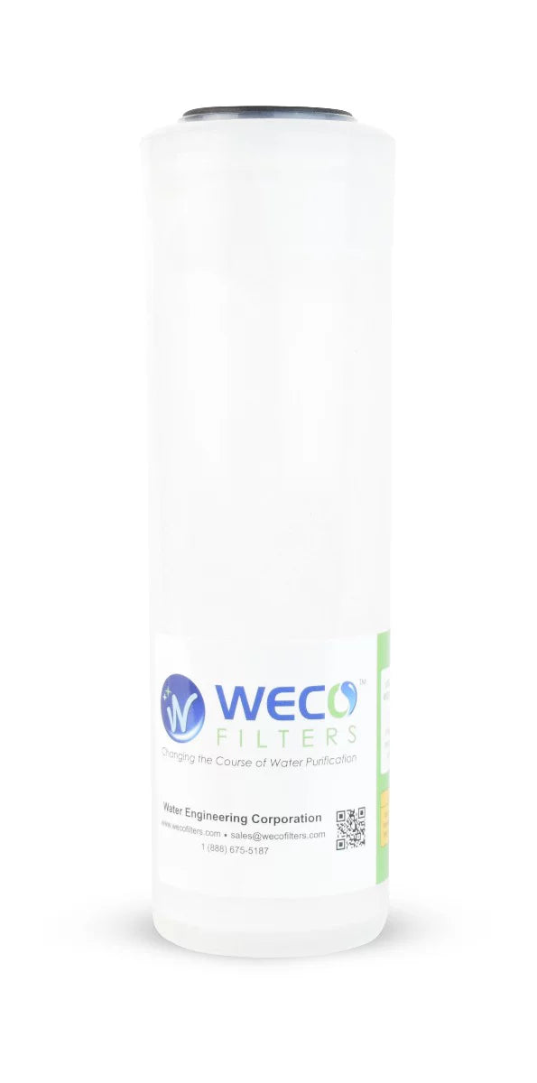 WECO SizeOFT-1025 Custom Blend 2 ½ " x 10" Cation Sizeoftening Resin Filter Cartridge