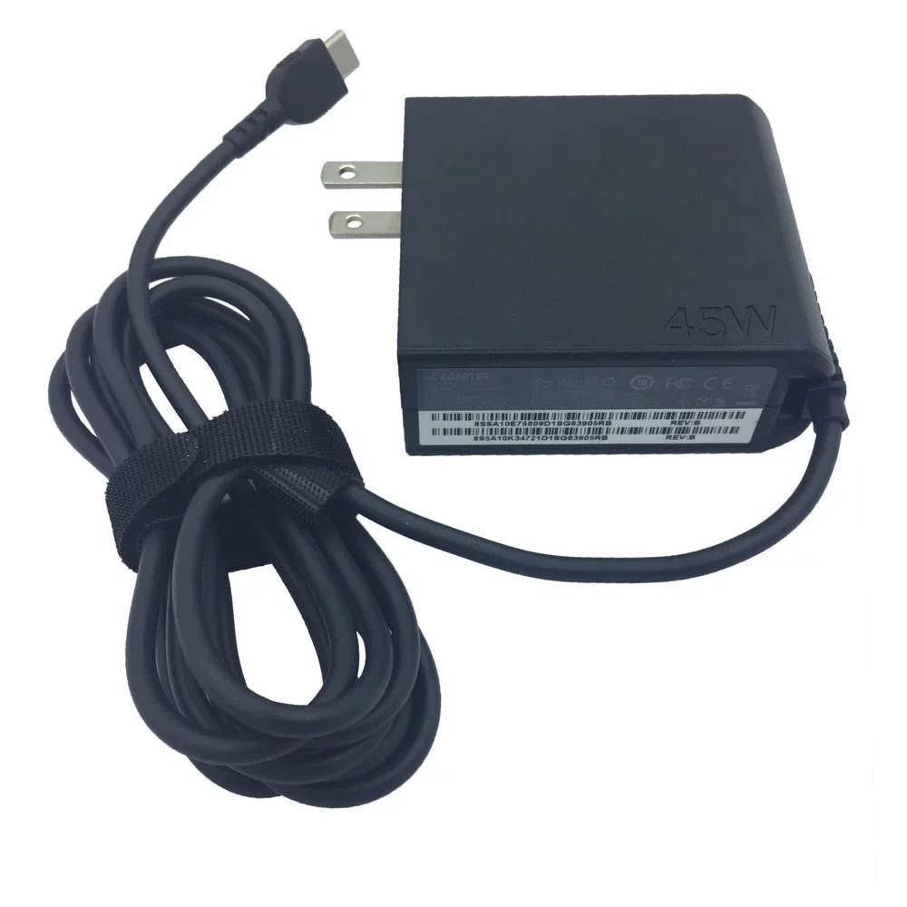 Usmart New AC Power Adapter Charger For Lenovo ThinkPad T570 20HA Chromebook Laptop Notebook PC Power Sizeupply Cord