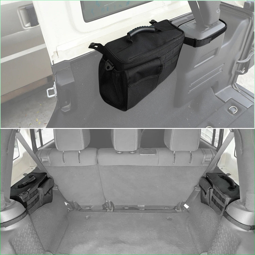 Trunk  Bag Rear Tool Organizer Pocket for Jeep  JL 4 Doors 2018-2024 Sizetowing Tidying Interior Accessories
