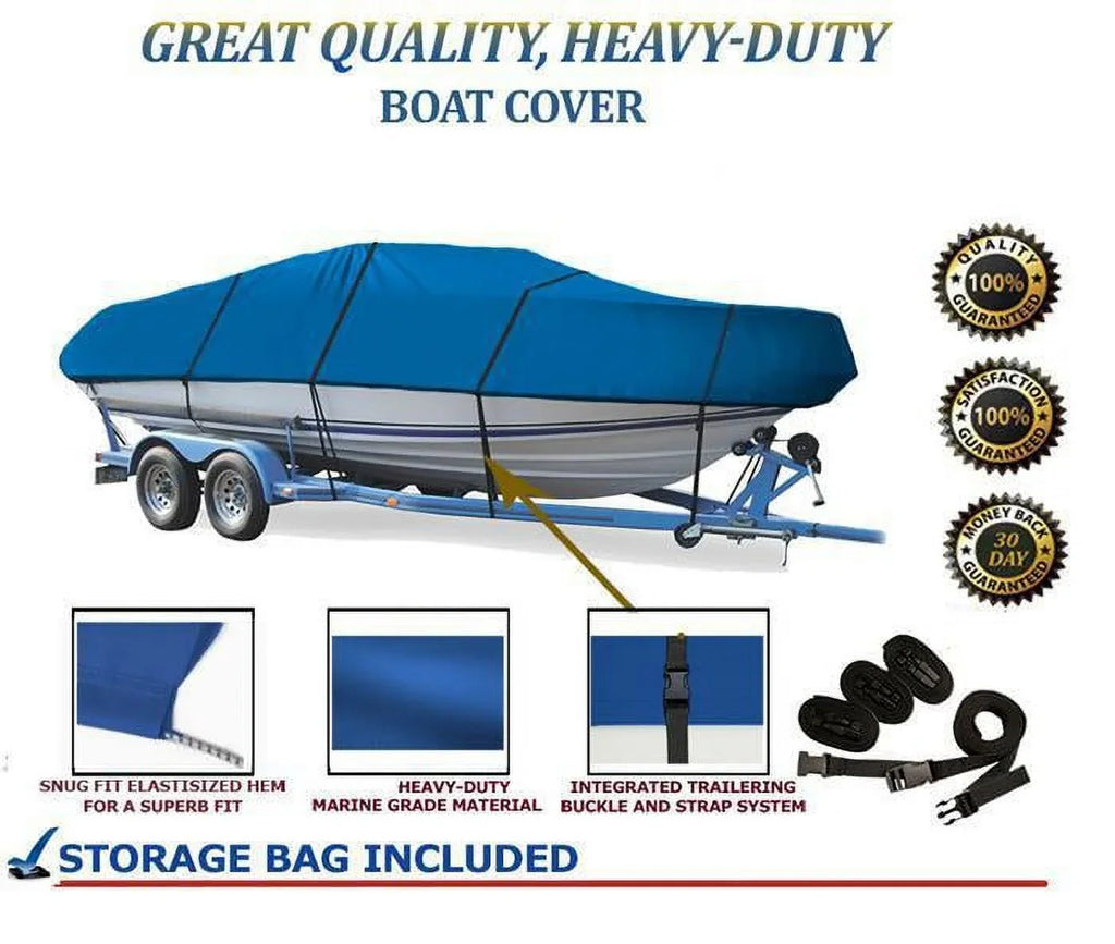 BLUE, GREAT QUALITY BOAT COVER Compatible for SizeEA DOO CHALLENGER 180 2005-2012