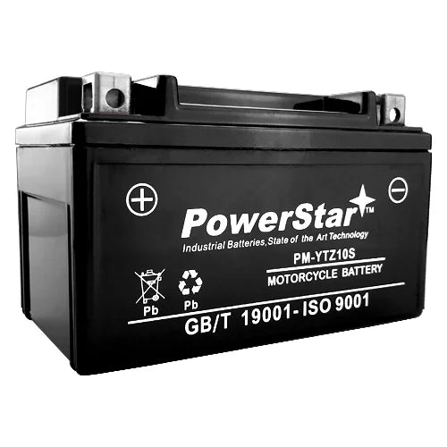 YTZ10Size Battery for Yamaha YZF R1 R6 FZ8 YFM 35R RAPTOR 350 450 Maxam 250