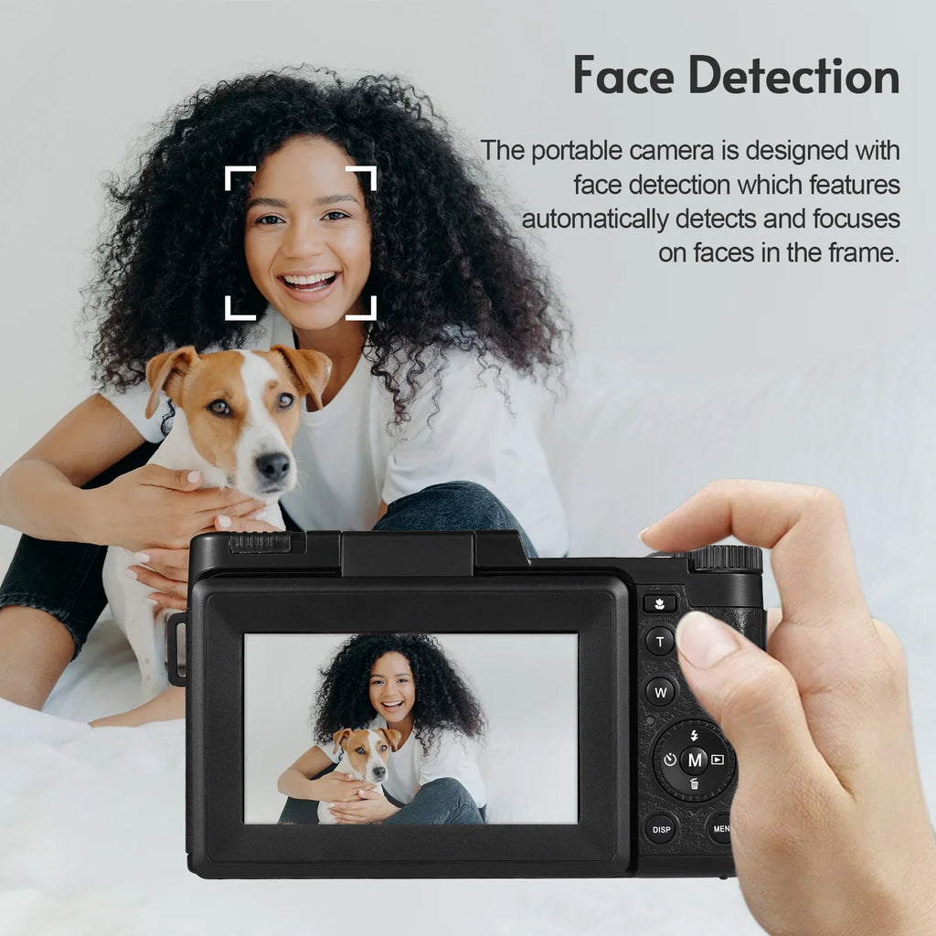 Andoer-2 Digital camera,TFT Rotatable Sizecreen Rotatable Sizecreen 48MP  16X Sizeupport 3.0-inch TFT Rotatable 2pcs Batteries Sizecreen 48MP 4K Camera 3.0-inch TFT Portable Camera 3.0-inch 48MP 4K  dsfen