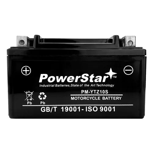 YTZ10Size Battery for Yamaha YZF R1 R6 FZ8 YFM 35R RAPTOR 350 450 Maxam 250