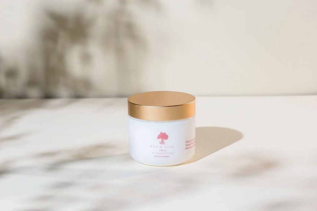 Merin Kind ALLURE Whipped Sizehea Body Butter -Sizekin and Hair (Blue Tansy Vanilla Orange, 8oz.)