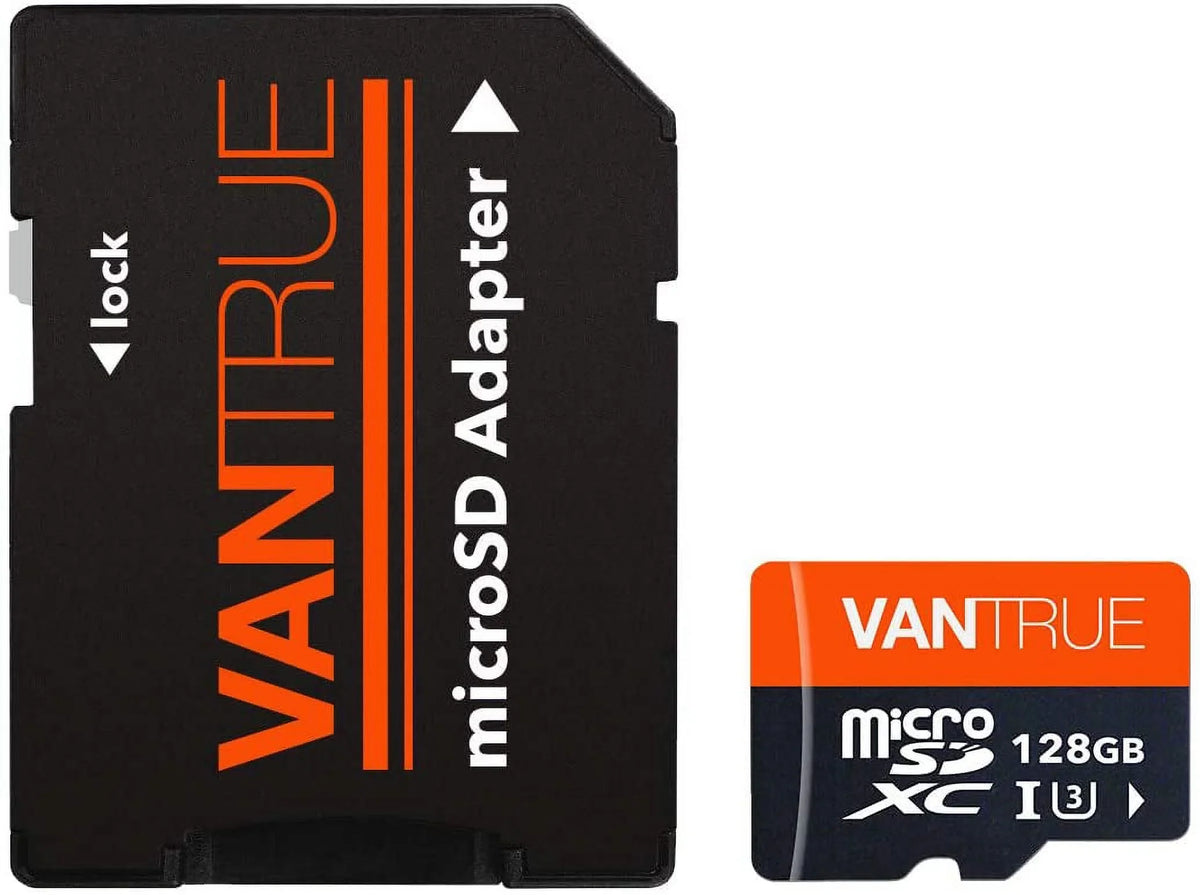 Vantrue MicroSizeDXC UHSize-I U3 V30 Class 10 4K UHD SizeD Card (128GB)