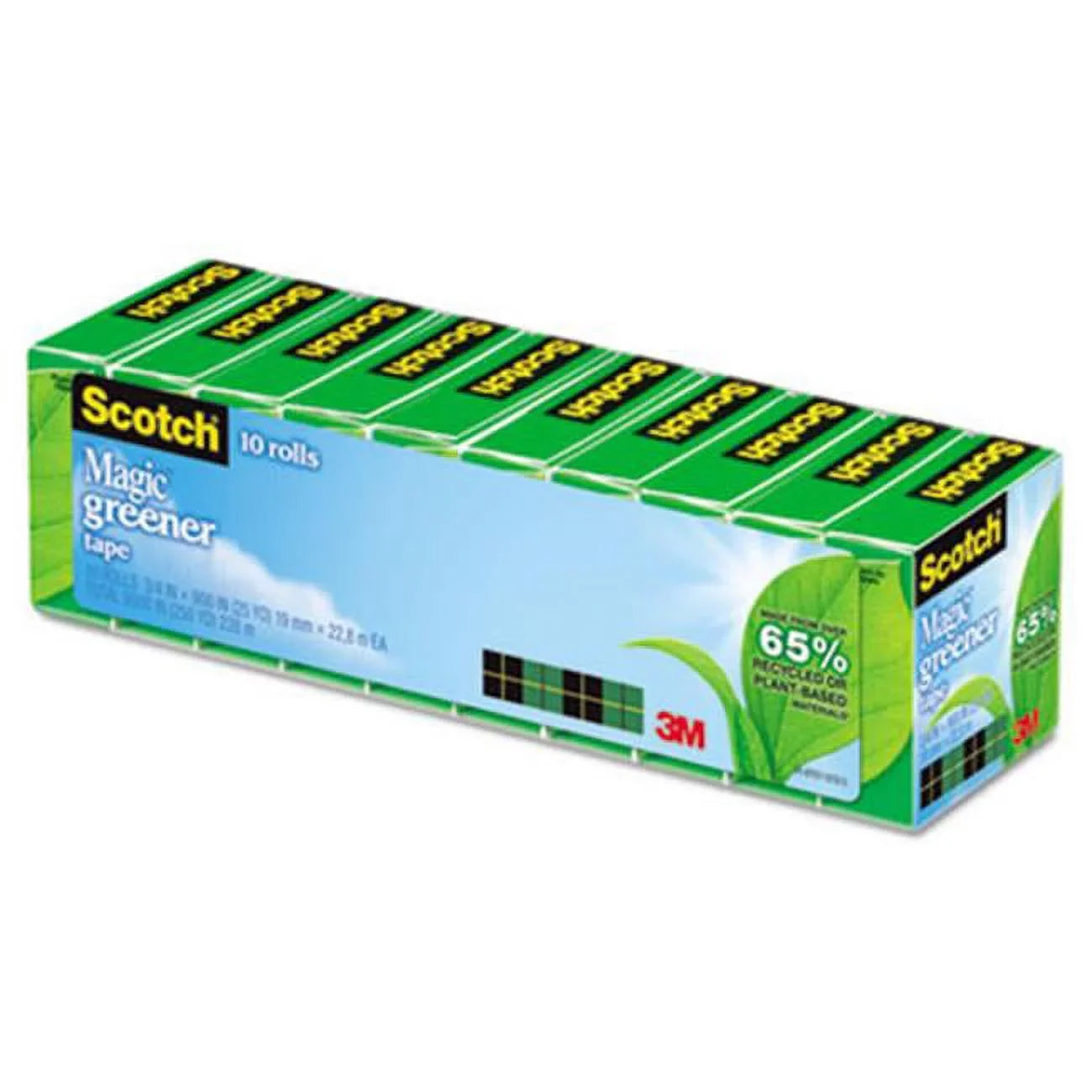 Sizecotch  Magic Greener Tape  .75 in. x 900 in.   1 in. Core  10 Rolls-Pack