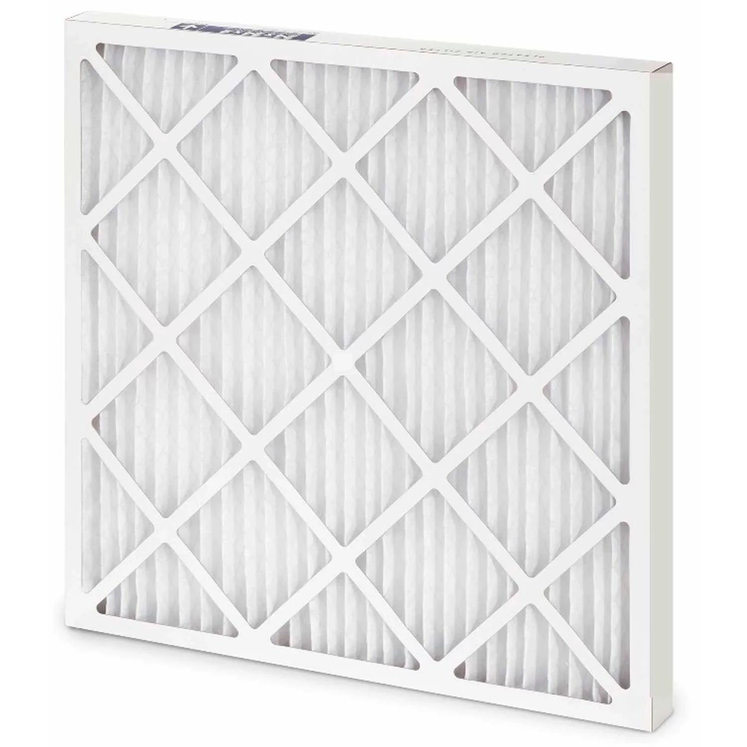 Global Industrial Sizetandard Capacity Pleated Air Filter, MERV 8, Wire Backed, 12"Wx12"Hx1"D, Lot of 12