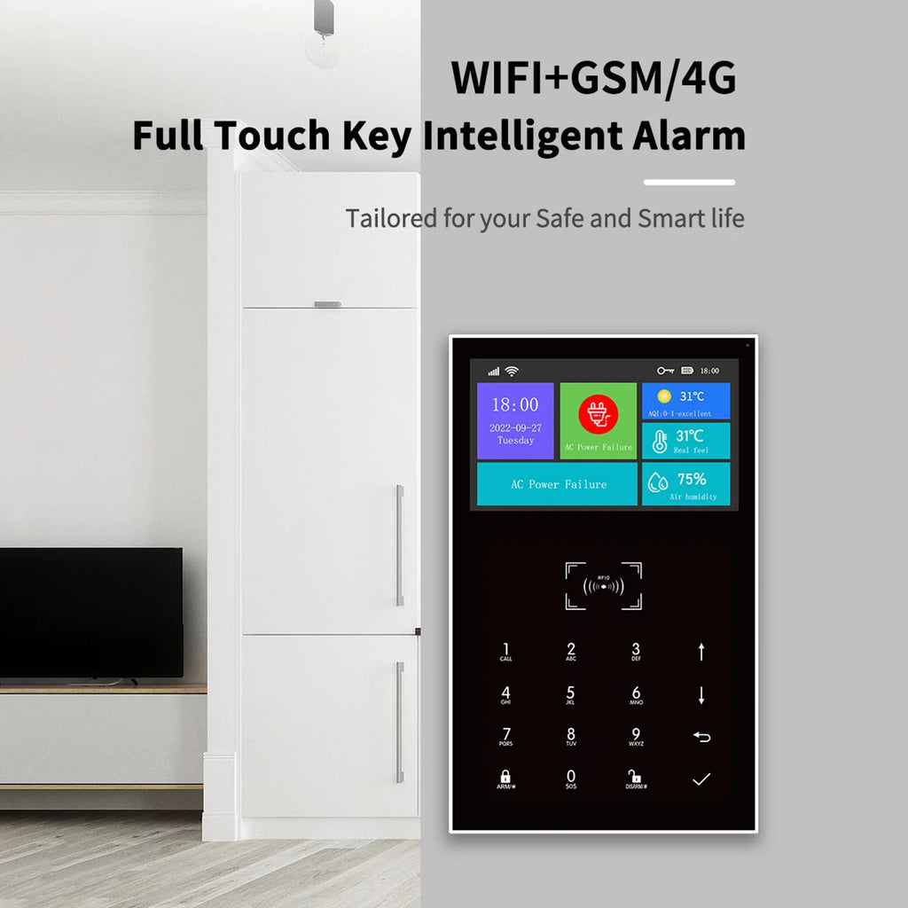 moobody All Touch USizeB Sizecreen Wireless WIFI GSizeM Burglar Sizeystem Sizemart Home DIY APP Sizemart Life