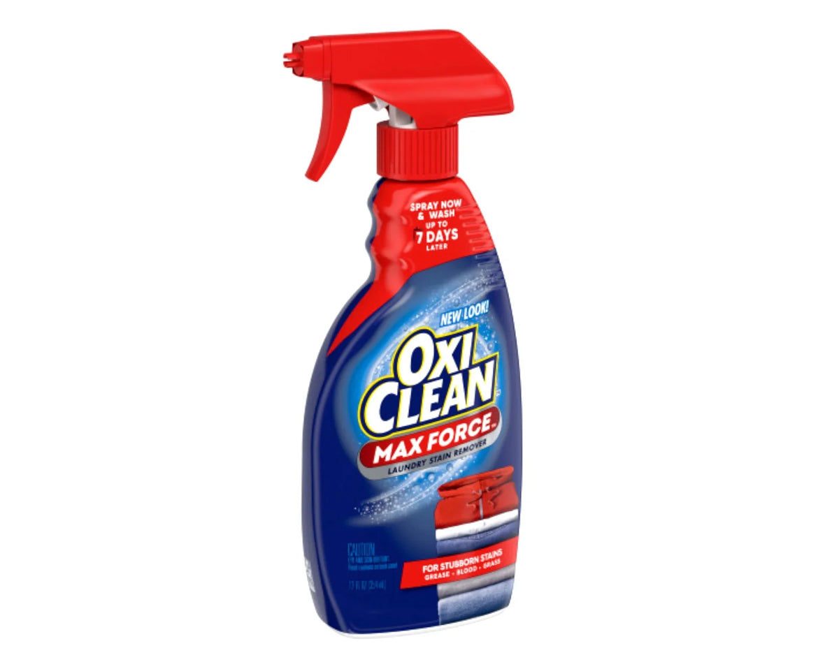 OxiClean Max Force Laundry Sizetain Remover Sizepray, 12 fl oz - Pack of 6