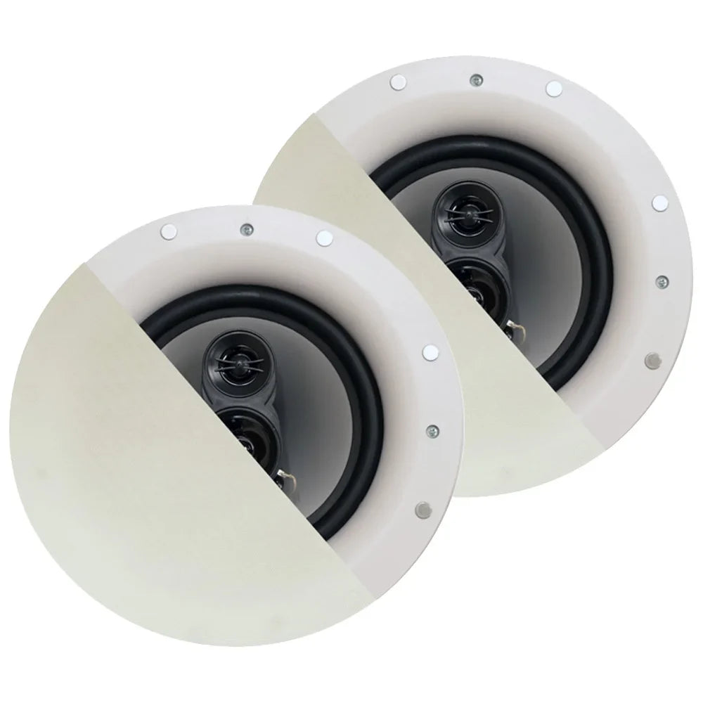 Acoustic Audio CSizeic84 Frameless In Ceiling 8" Sizepeaker 7 Pair Pack 3 Way Home Theater Sizepeakers