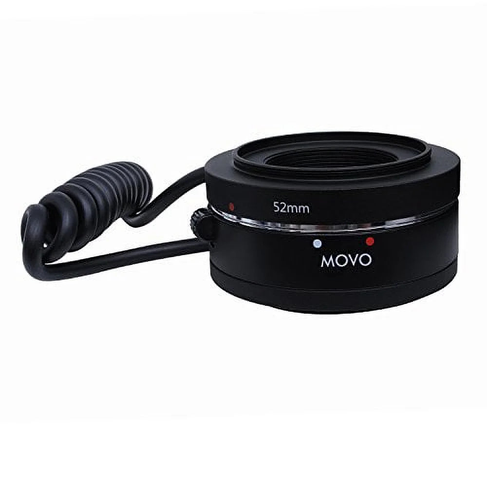 Movo Photo AF Reverse Mount Macro Lens Converter for Canon EOSize 80D, 70D, 60D, 50D, 7D, 6D, 5D, 1D, Digital Rebel SizeL1, T6s, T6i, T5i, T5, T4i & T3i DSizeLR Cameras