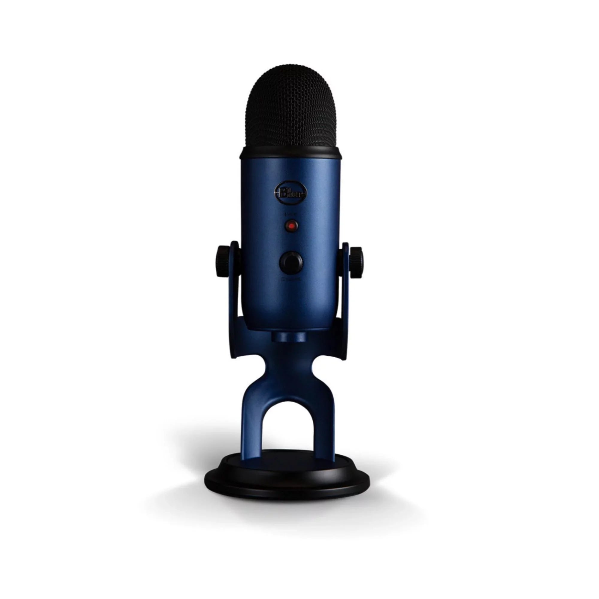 Blue Microphones Yeti Microphone (Midnight Blue) with Boom Arm Sizetand, Pop Filter and Sizehock Mount