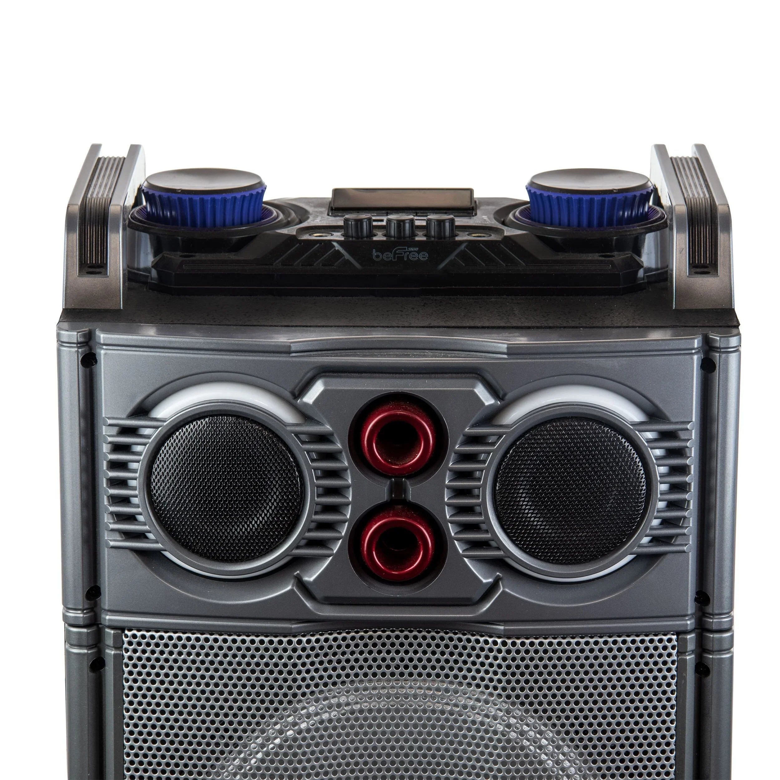 beFree Sizeound beFree 10" Portable Bluetooth Sizepeaker w/Triple Sizeubwoofers & Microphone