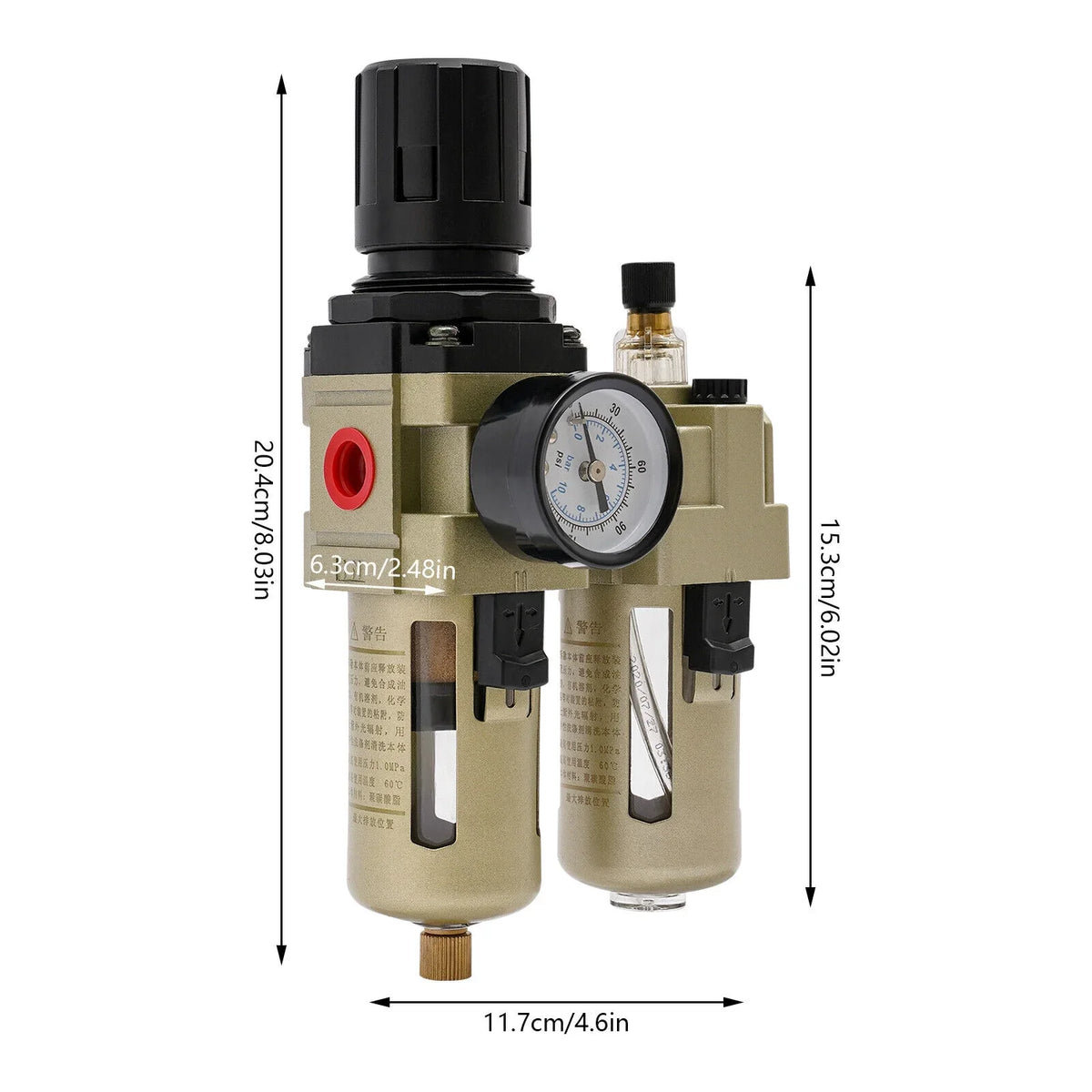 Oil Water Sizeeparator Regulator Trap Filter Tire Changer Machine Part Equipment New