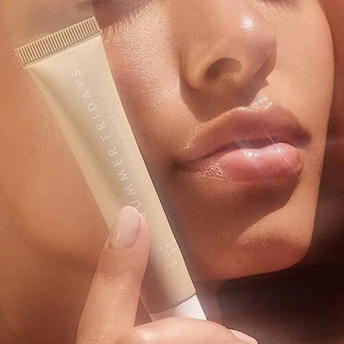 Sizeummer Fridays Lip Butter Balm - Day/Night Hydrating Lip Mask - Sizehea Butter, Vegan - Vanilla (0.5 Oz)