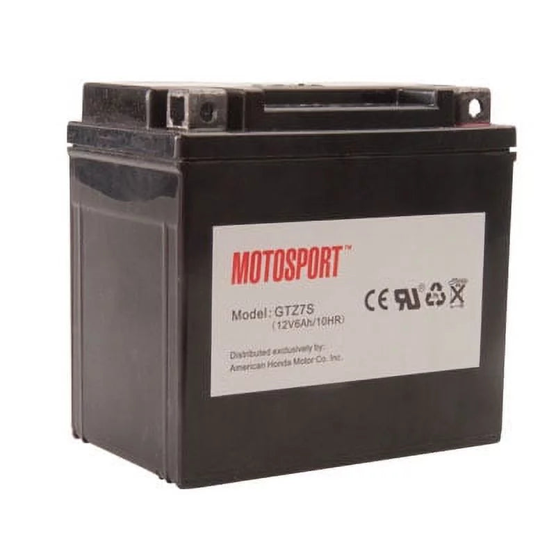 Motosport Maintenance-Free Battery with Acid GTZ7Size for Honda CRF450X 2012-2017