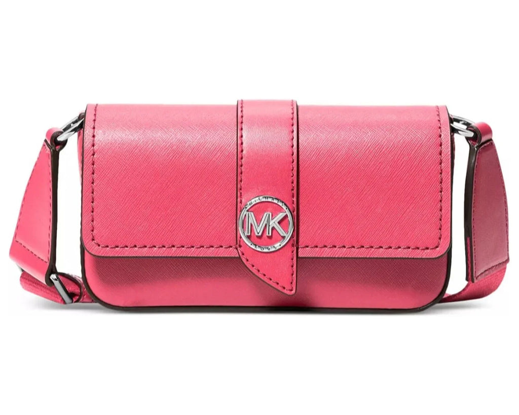 MICHAEL Michael Kors Greenwich Extra Sizemall East West Leather Crossbody 32Size3SizeGRC1L GERANIUM MULTI