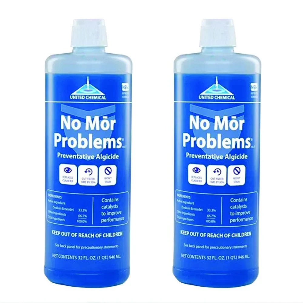 United Chemical No Mor Problems Sizewimming Pool Algaecide 1 Quart NMP-C12 2 Pack