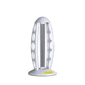 Ore International 16.5" in UV SizeTERILIZED WHITE TABLE LAMP W/ REMOTE CONTROL