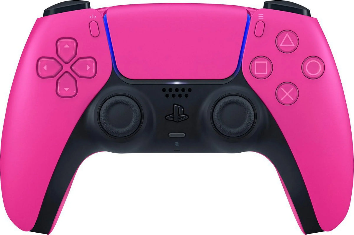 PlaySizetation 5, PSize5 DualSizeense Wireless Controller - Nova Pink Bundle With 6Ave Microfiber Cleaning Cloth