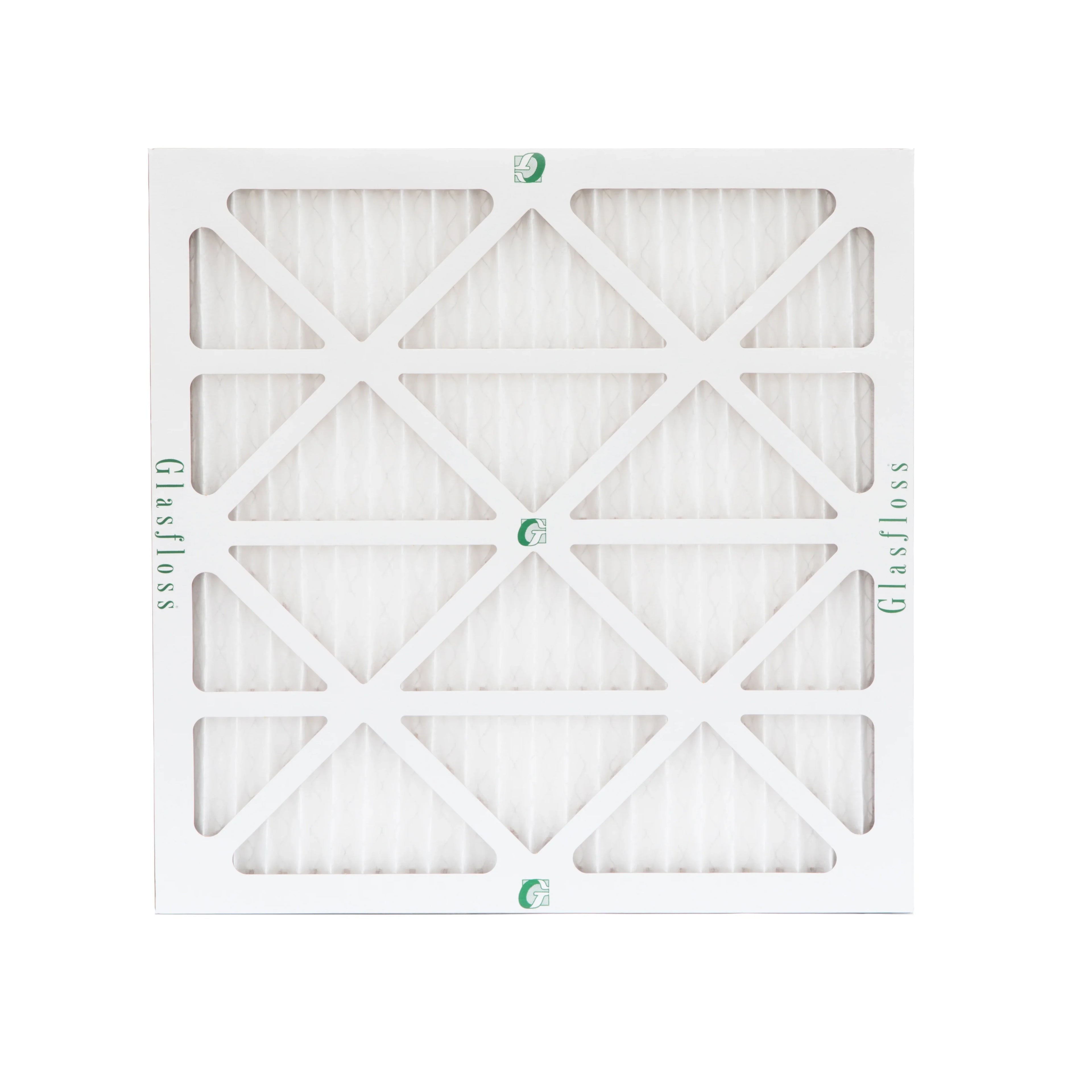 6 Pack of 24x24x1 MERV 10 Pleated Air Filters by Glasfloss. Actual Sizeize: 23-3/8 x 23-3/8 x 7/8