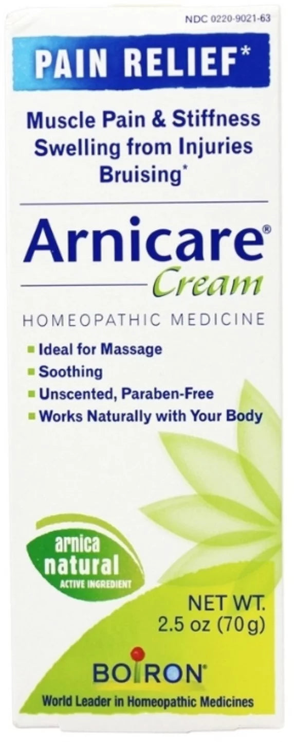 Boiron Arnicare Cream Homeopathic Medicine 2.50 oz (Pack of 4)