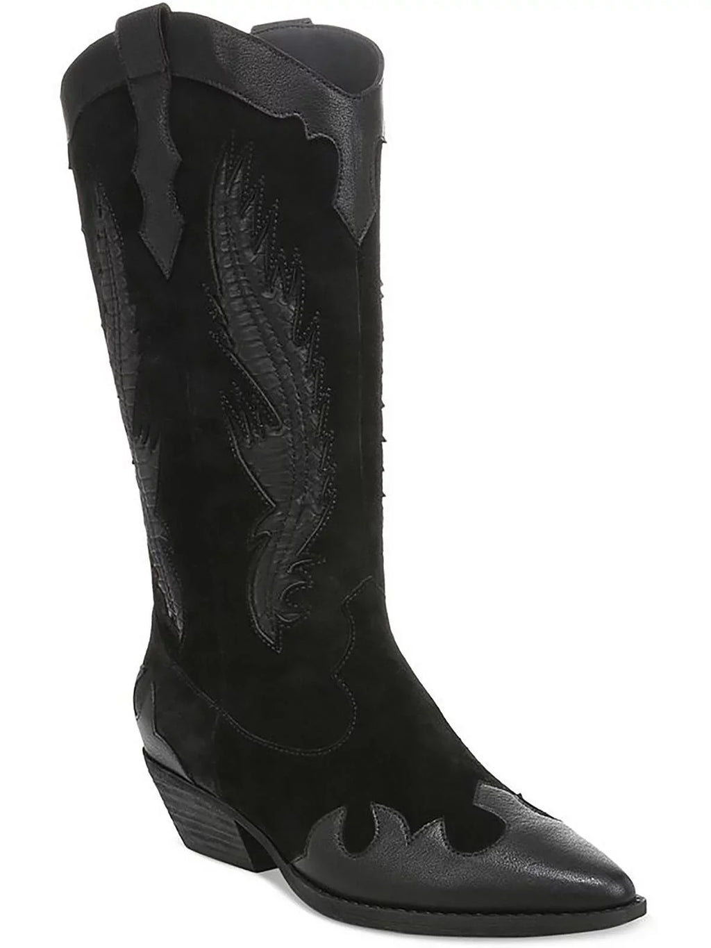 Zodiac Womens Marlena  Leather Tall Cowboy, Western Boots