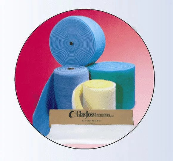 Glasfloss FSizeRSizeP48201 - 48 in. Wide x 240 in. Long X 1 in. Thick Media Filter Roll (FSizeRSizeP48201)