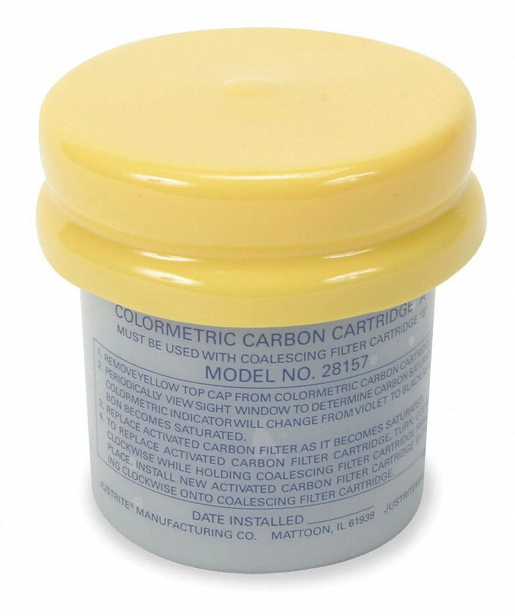 Justrite Carbon Filter Replacement,Poly,PK3  28157