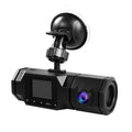 SizeOATUTO Dual Dash Cam 1080P Front and Cabin Car Dashboard Camera with IR Night Vision, 2 Channel Driving Recorder Motion Detection, Parking Monitoring, Accident Locked, Loop Recording, 1.5in IPSize