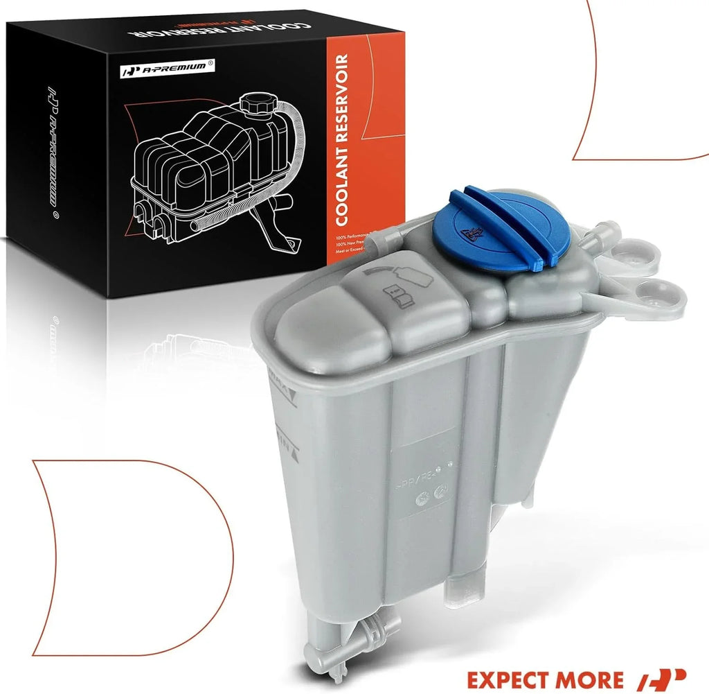 A-Premium Coolant Expansion Tank Compatible with Audi A4 A4 Quattro A5 Quattro 2012-2016 A5 2012-2014 Allroad Q5 2013-2016 1.8L 2.0L 3.0L Front