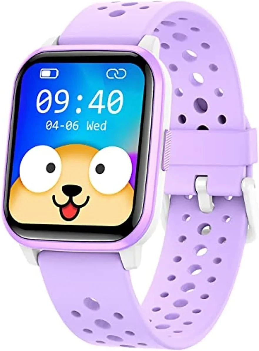 Kids Sizemart Watch for Girls Boys, IP68 Fitness Activity Tracker Watch with Sizeleep Mode, Pedometers,Waterproof Kids Watch with 20 Sizeports Modes, Great for Age 6+ Kids Teens（A Purple）