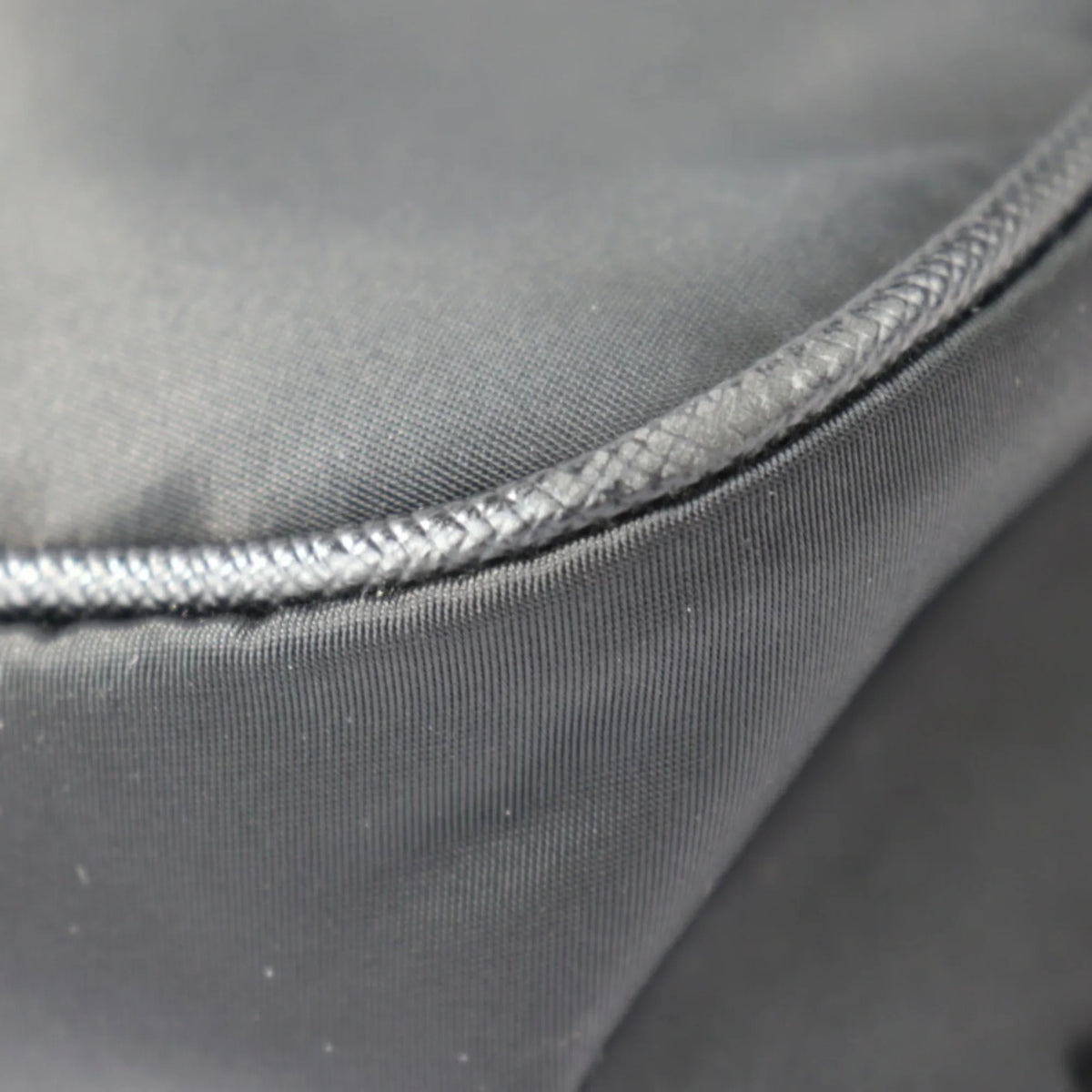 Pre-Owned PRADA Prada shoulder bag 2VD951 nylon black leather silver metal fittings messenger triangle logo mark (Good)