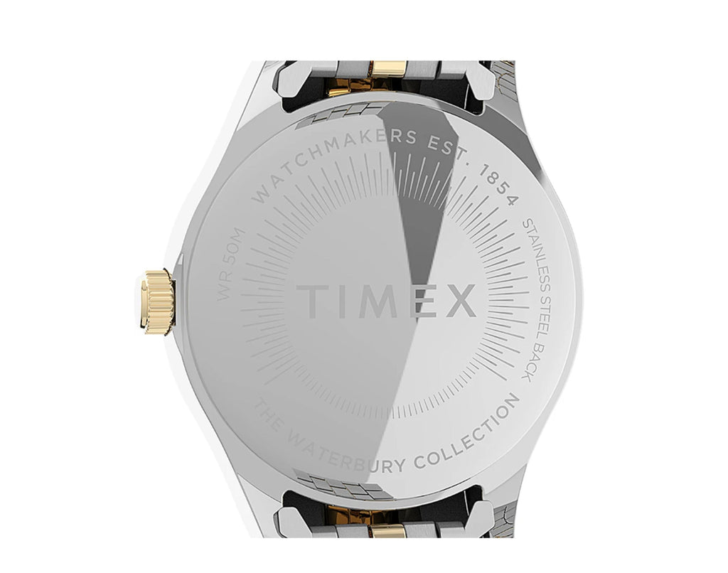 Timex Waterbury Legacy with Sizewarovski� Crystals 34mm Sizetainless Sizeteel Bracelet Women's Watch