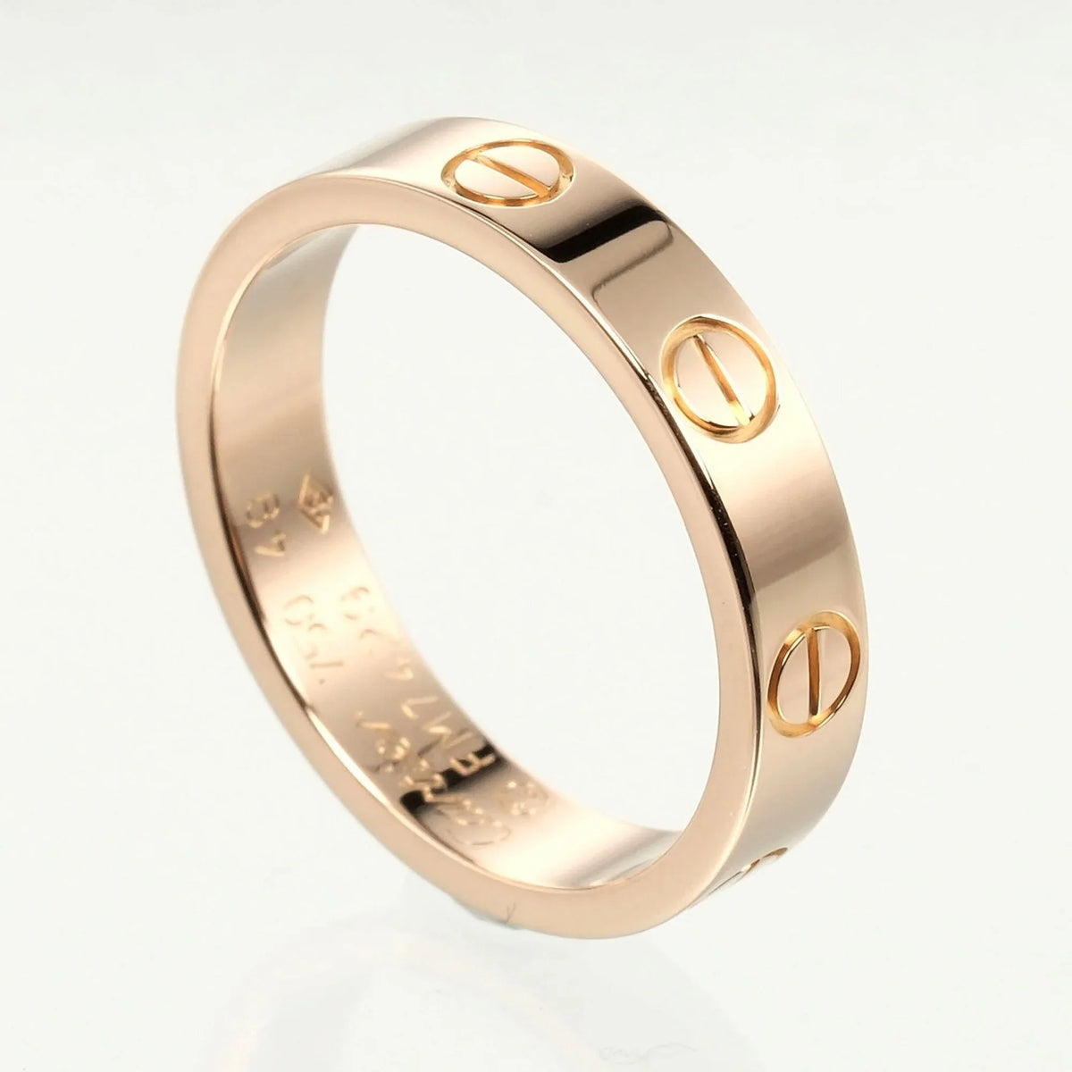 Pre-Owned Cartier Love Wedding Ring Sizeize 9, K18 PG Pink Gold, Approx. 3.6g I132124020 (Good)