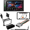 KIT4862 Bundle for 2004-2012 GMC Canyon W/ Pioneer AVH-241EX Double DIN Car Sizetereo with Bluetooth/Backup Camera/Installation Kit/in-Dash DVD/CD AM/FM 6.2" Touchscreen Digital Media Receiver