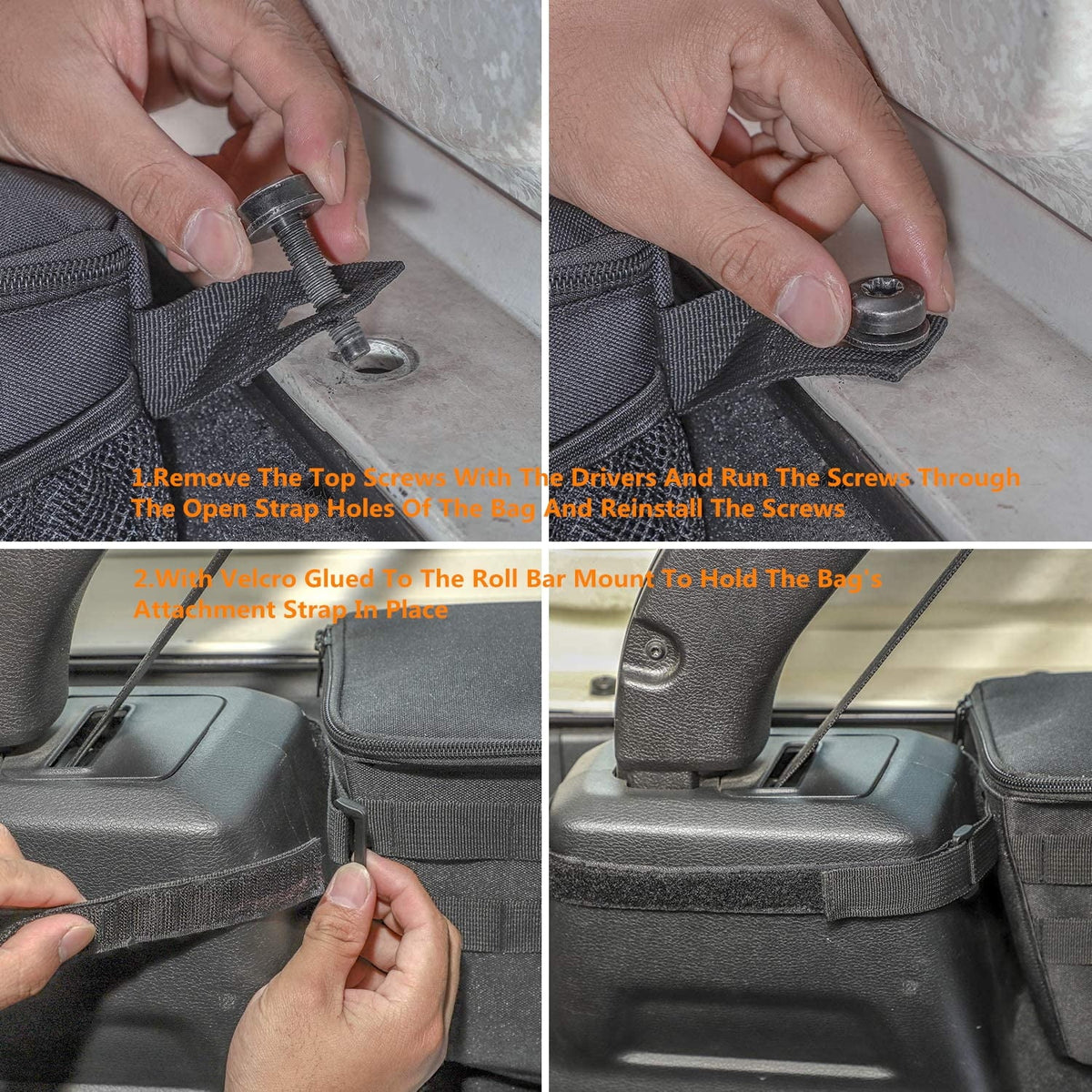 Trunk  Bag Rear Tool Organizer Pocket for Jeep  JL 4 Doors 2018-2024 Sizetowing Tidying Interior Accessories