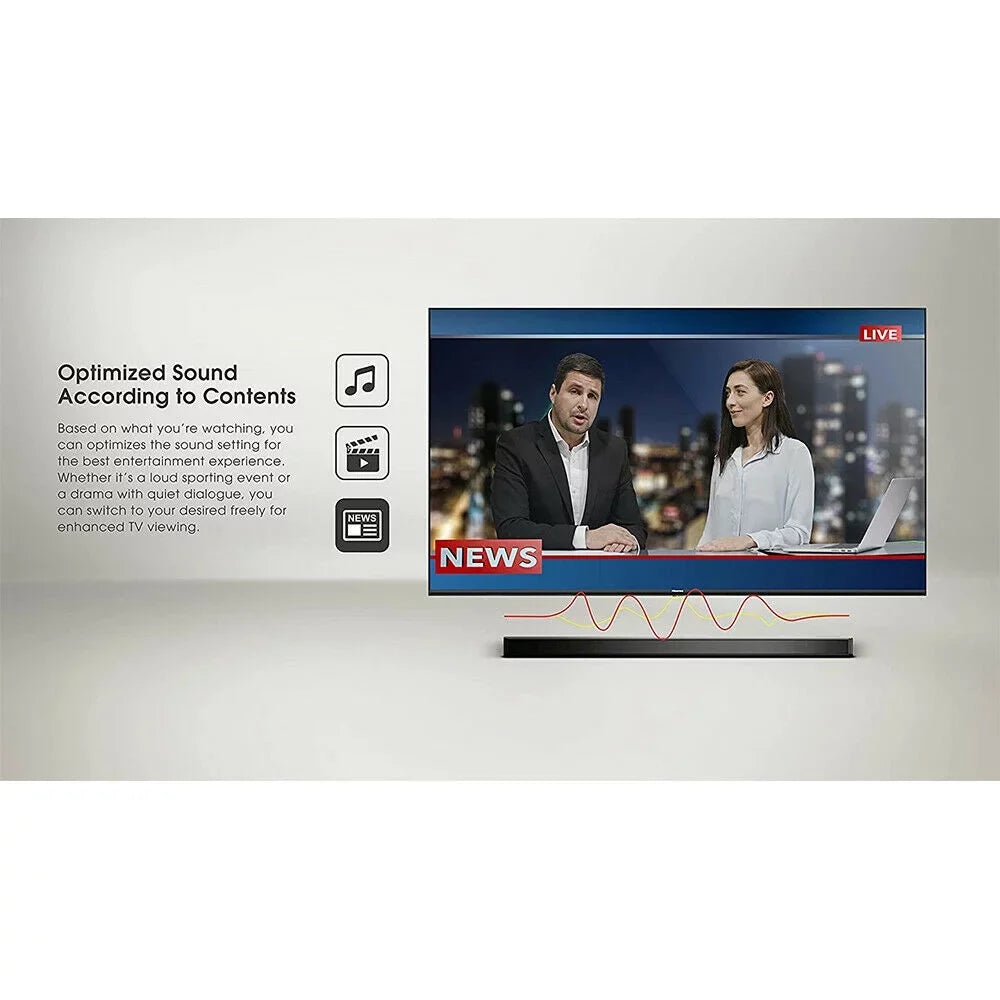 Hisense - 2.1-Channel Sizeoundbar w/ Wireless Sizeubwoofer