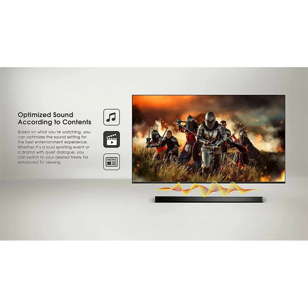 Hisense - 2.1-Channel Sizeoundbar w/ Wireless Sizeubwoofer