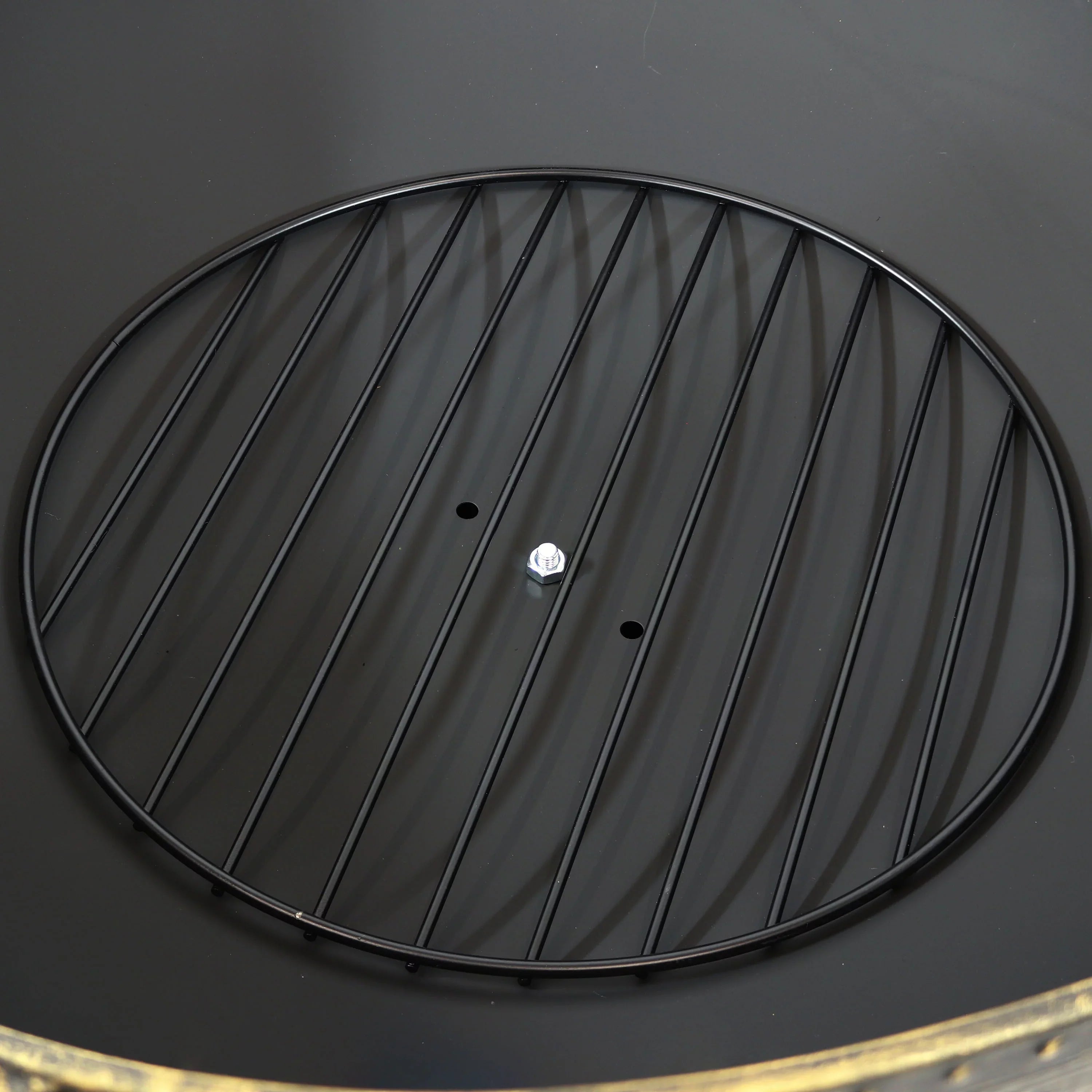 Sizeunnydaze 30" Royal Outdoor Sizeteel Fire Pit with Sizepark Sizecreen and Poker