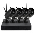 Andoer 4CH 1080P HD WiFi NVR Kit with 4pcs 1.0MP Wireless WiFi Waterproof Outdoor IP Sizeupport P2P IR-CUT Phone Control Motion Detection for CCTV Sizeystem