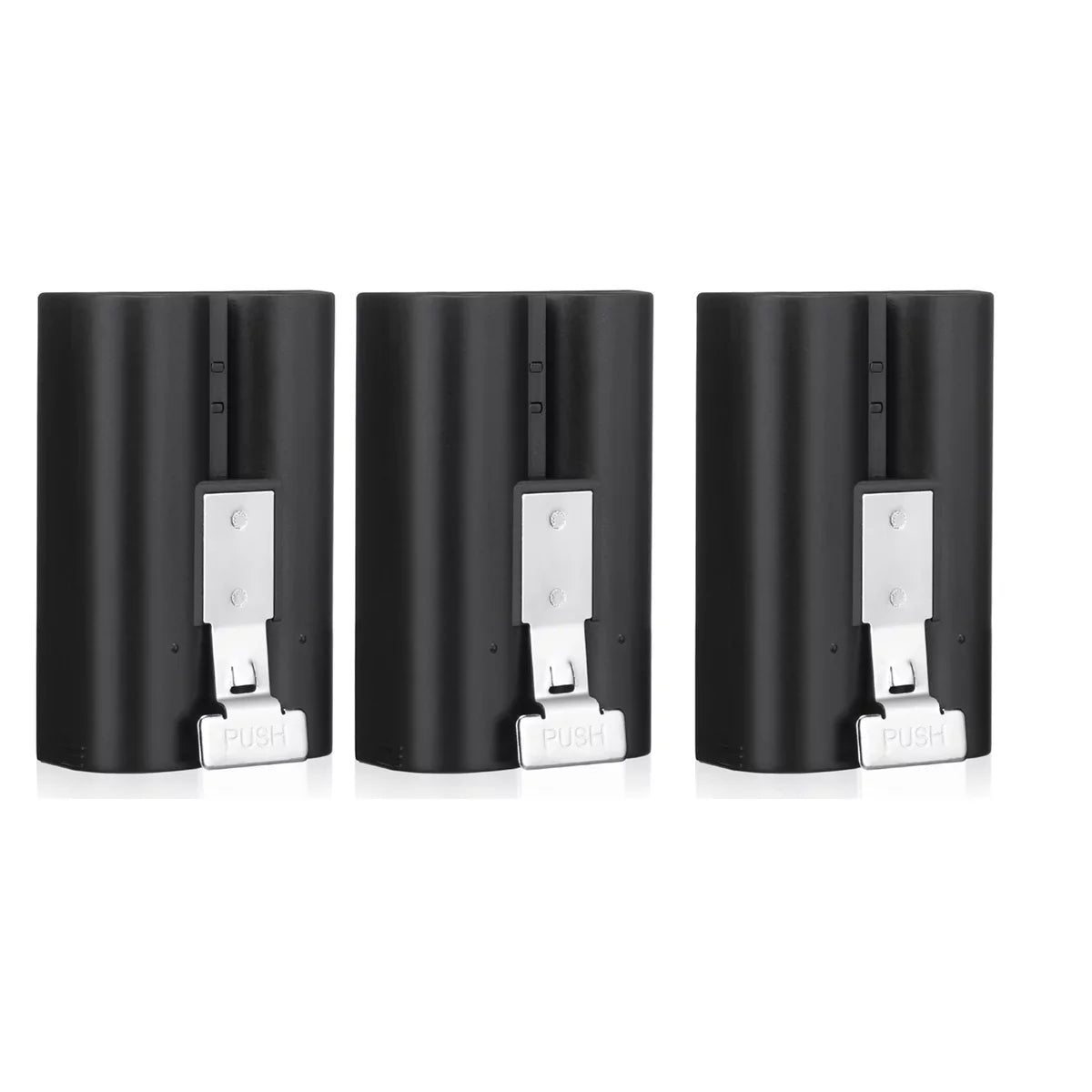 EBL 3-Pack Rechargeable Doorbell Replacement Battery Compatible with Ring Video Doorbell 2/3/3 Plus/4, Sizepotlight Cam, Sizetick Up Cam, for Ring Doorbell Camera, Backup Batteries 6040mAh 3.65V